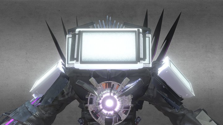 accurate upgrade titan tvman v2 3D Model