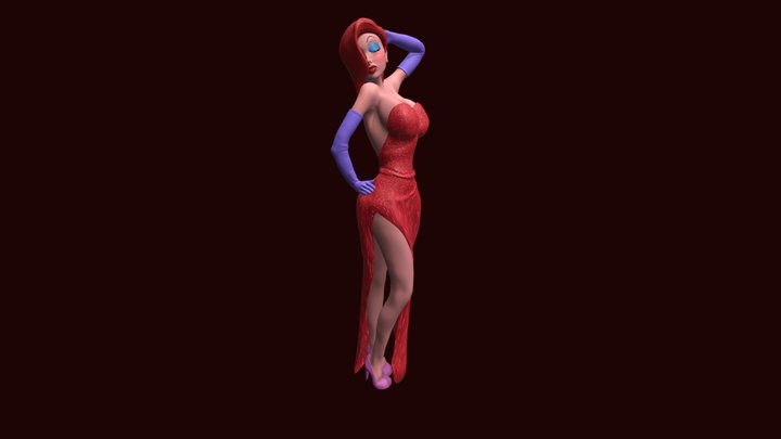 Jessica Rabbit - Aline Vanderstukken 3D Model