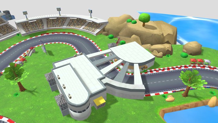 city speedway – Modèle 3D gratuit STL