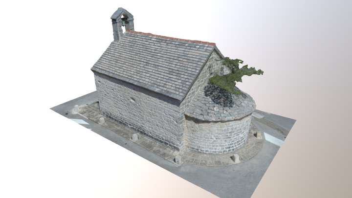 Szent Péter és Pál templom  Nerežišća 3D Model