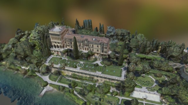 villa Isola del Garda 3D Model