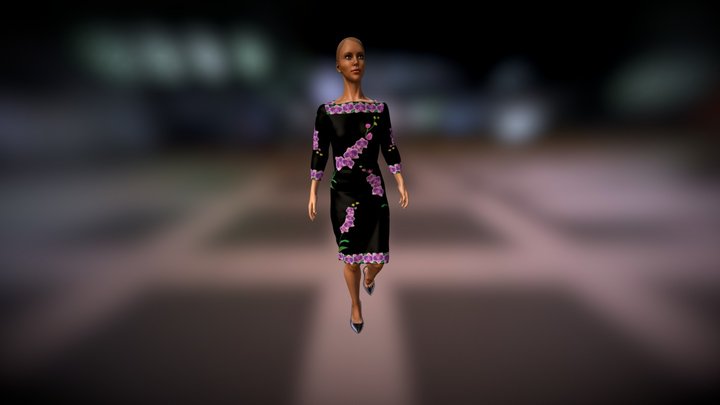 Ideation_Dress 3D Model