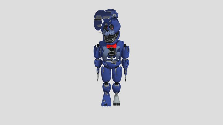 Nightmare Bonnie 3D Model