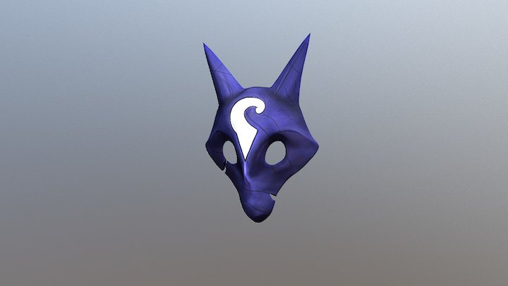 Kindred Mask - League of Legends 3D Model