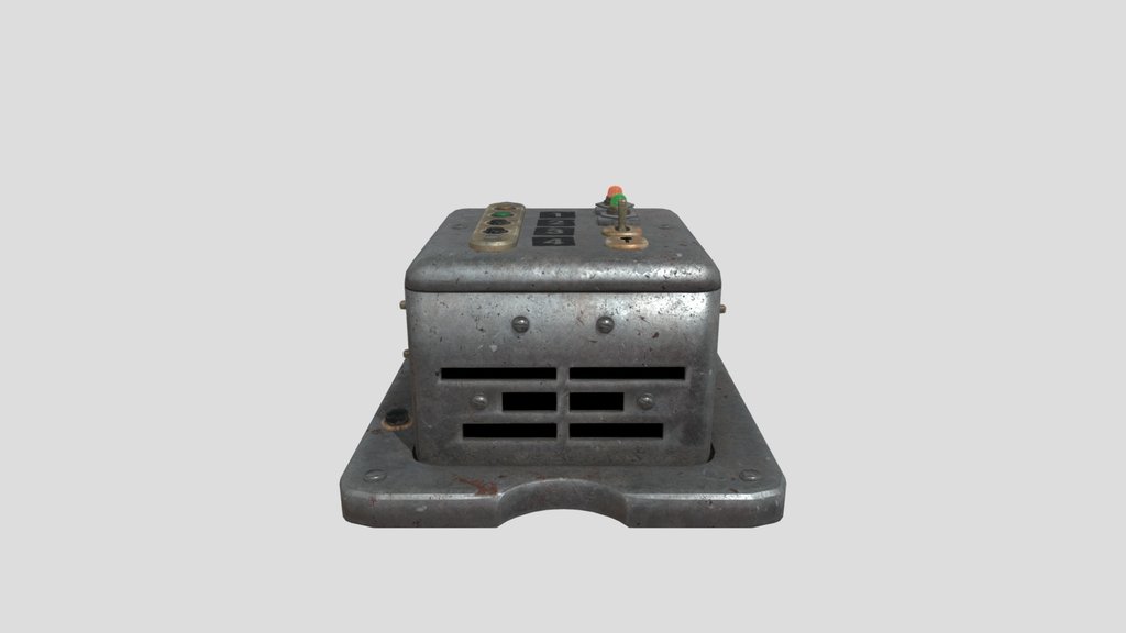 Twin Bell Old Industrial Control Panel
