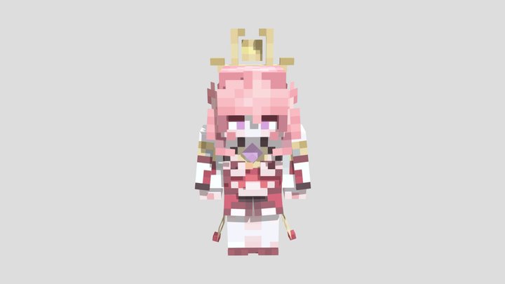 Yae miko chibi 3D Model