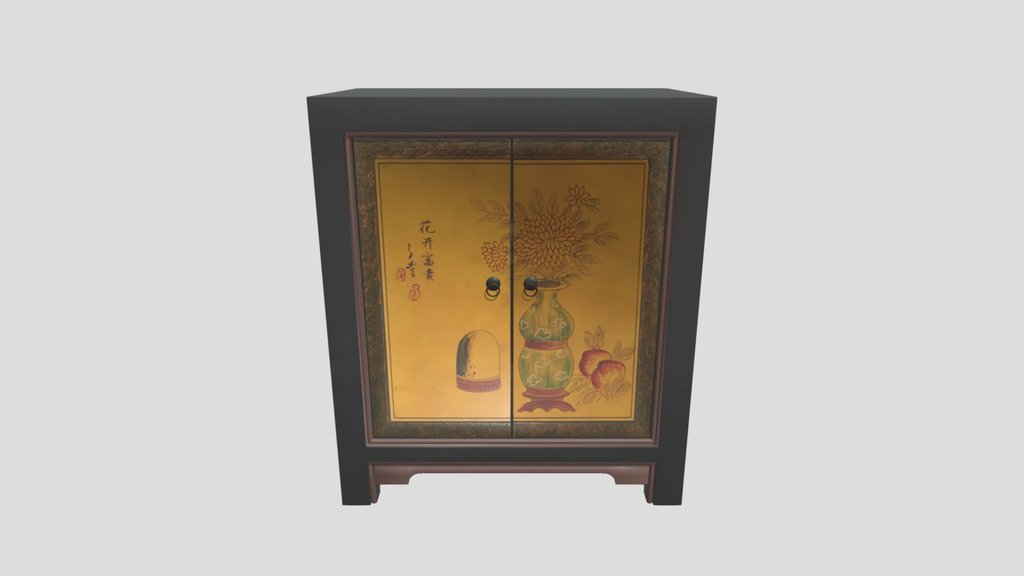Chineese Painted Cabinet