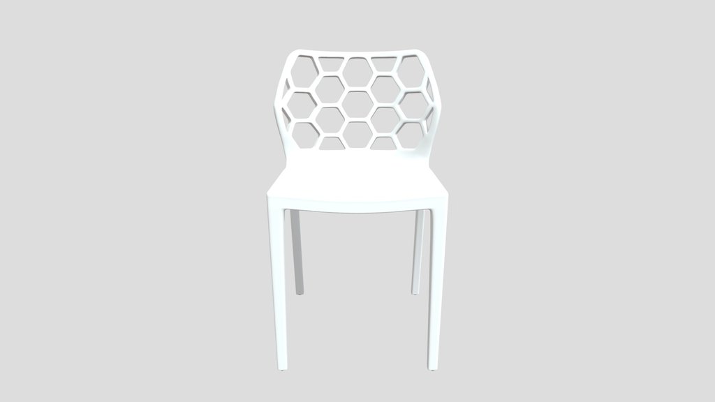 Blue Acrylic Chair