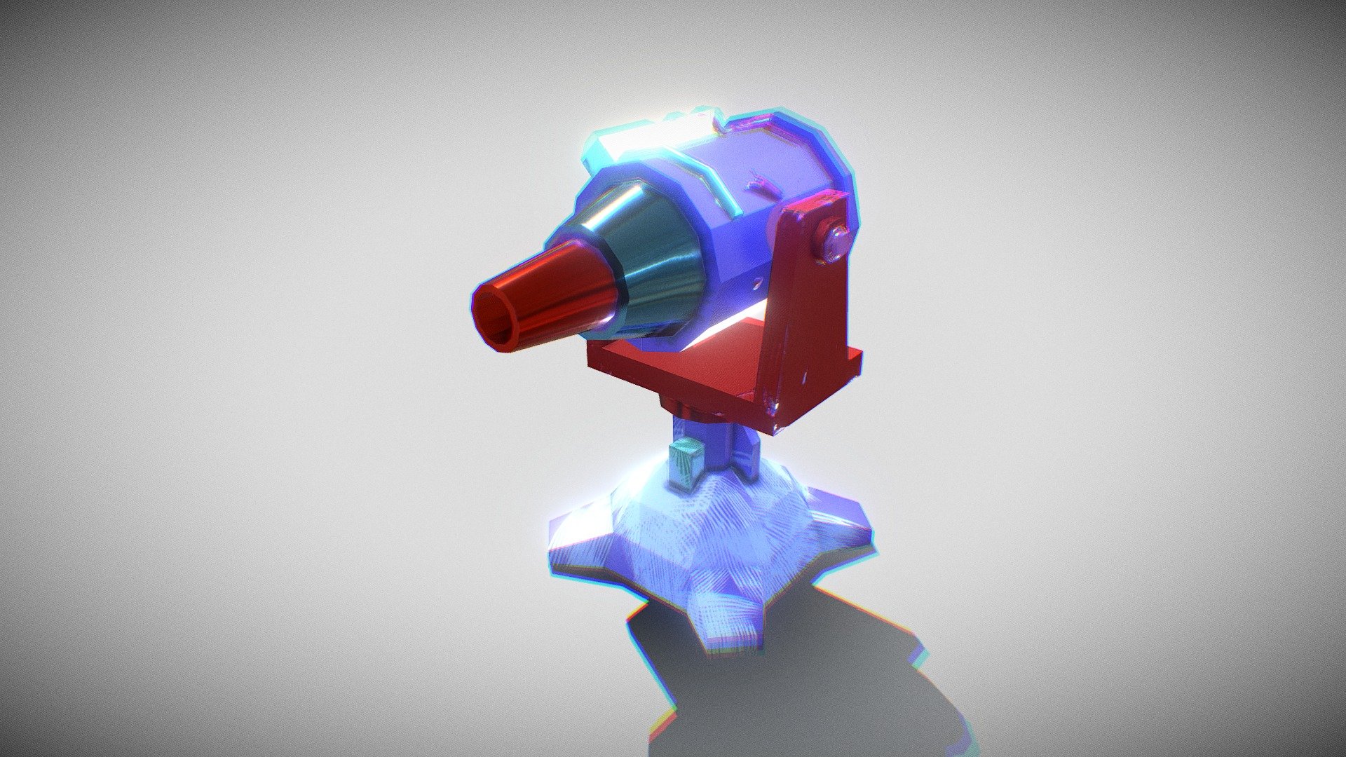 turrent - 3D model by winkywink.art (@winkie.star) [ff8f9d2] - Sketchfab