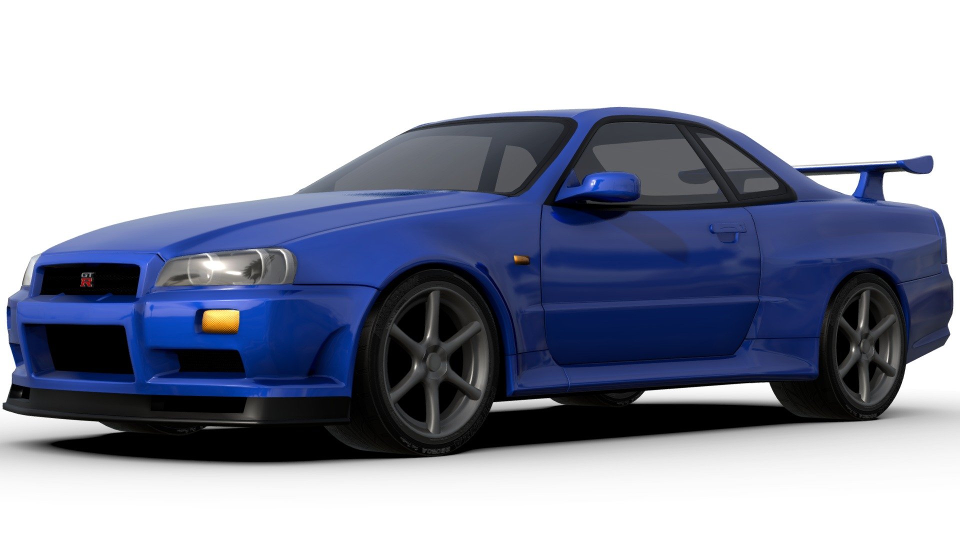Nissan Skyline R34 GT-R - Download Free 3D model by Lexyc16 (@Lexyc16)  [ff8fb22]