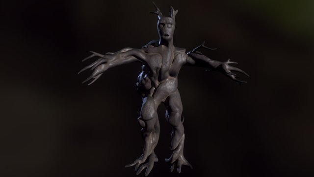 Tree Man 3D Model