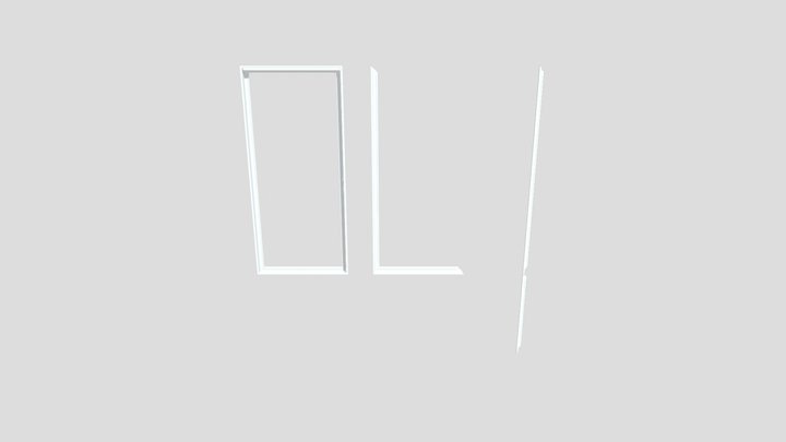 门框1-050106(改) 3D Model