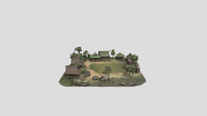 Pahang Village 3D Model