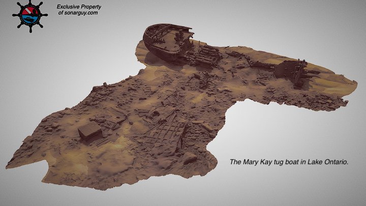 Tug Mary Kay Lake Ontario 3D Model