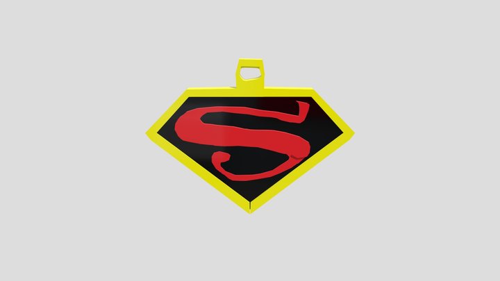 Fleischer Superman Charm 3D Model
