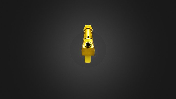 Desert Eagle Gold 3D Model
