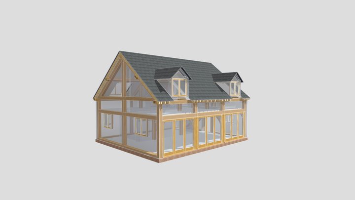 Cayton Office / Accomodation Building 3D Model