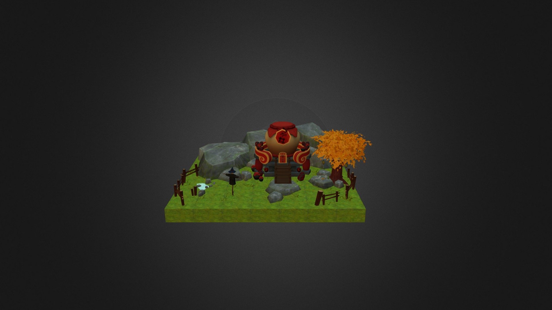 mini map - 3D model by Trần Bửu Phước (@3d06_phuoctb) [ff91e9f] - Sketchfab