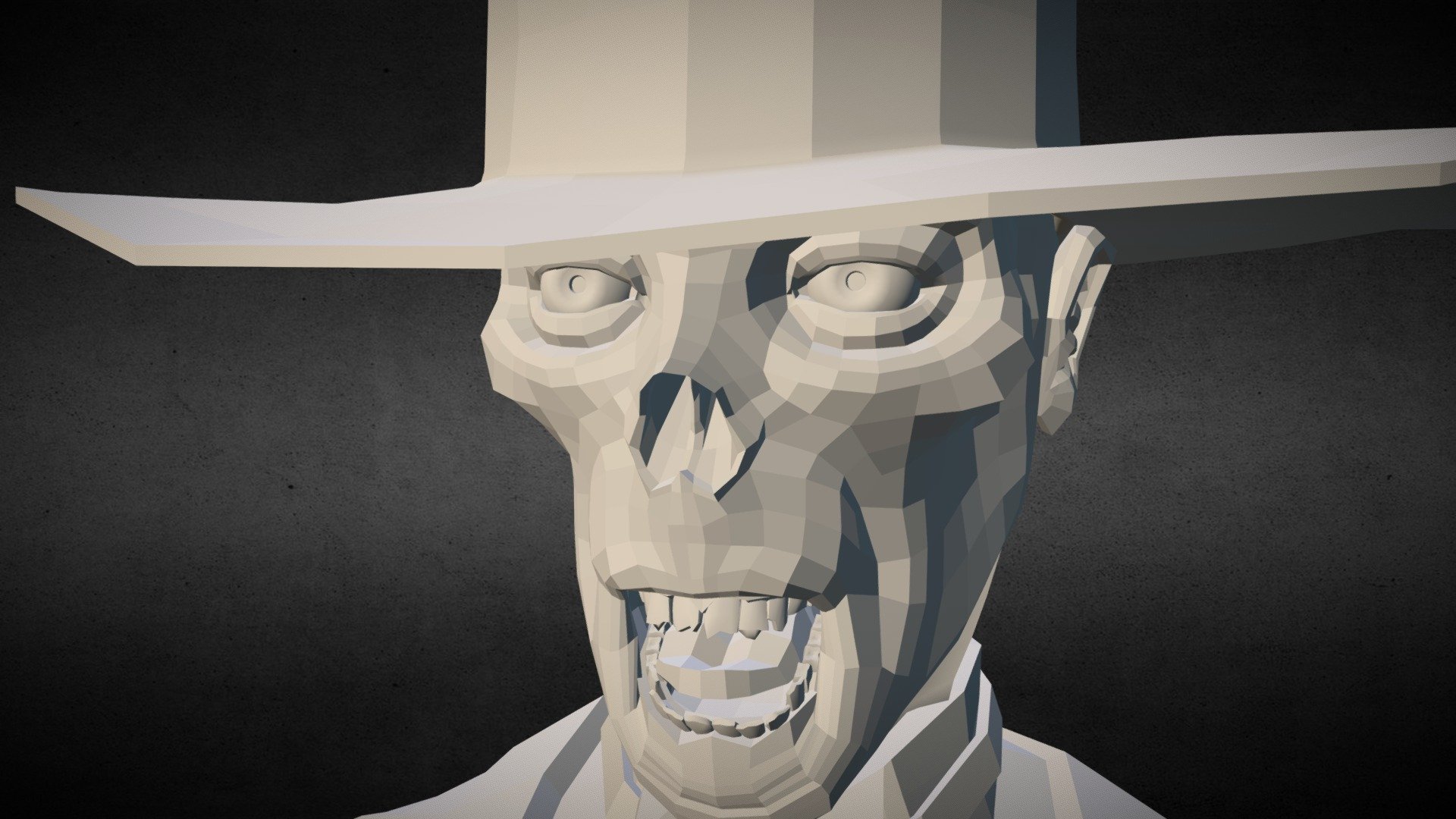 Undead Gunslinger — Sketchfab embed 3D viewer