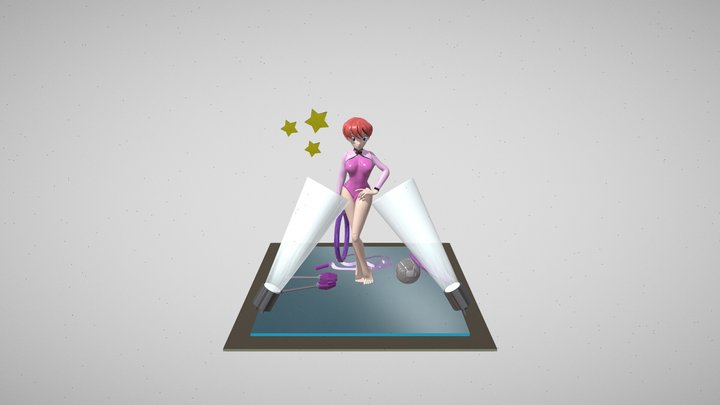 RanmaSaotome 3D Model