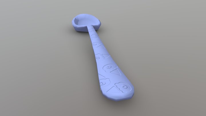 iScreamery Spoon 3D Model