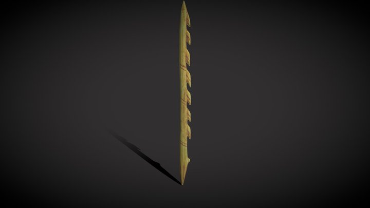 Arpón Magdaleninese 3D Model