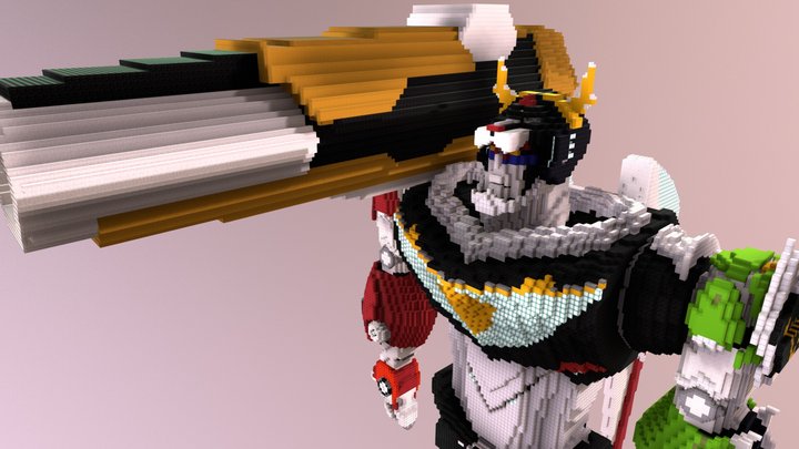 Voltron Cannon Minecraft 3D Model