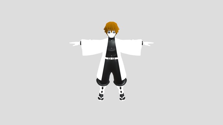 Zenitsu 3D Model
