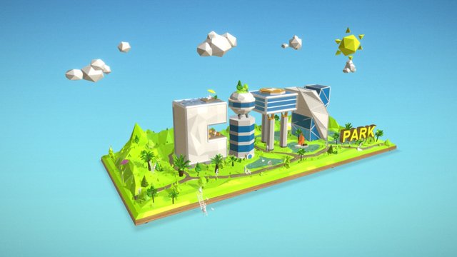 City Park 3D Model