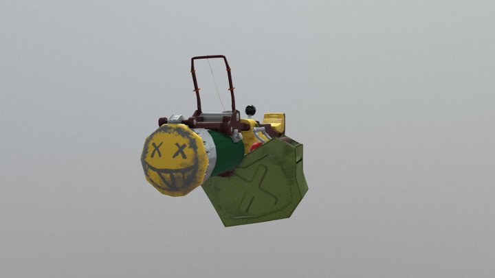 Junkrat Weapon Low poly 3D Model