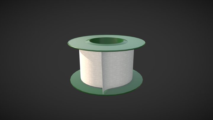 Surgical tape 3D Model