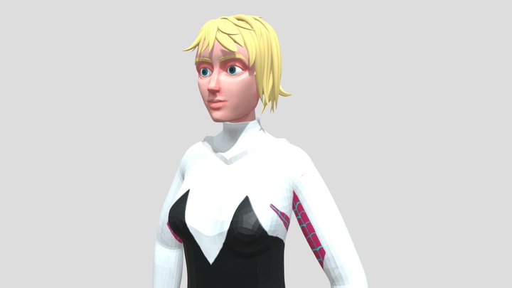 Spidergwen Model 3D 3D Model
