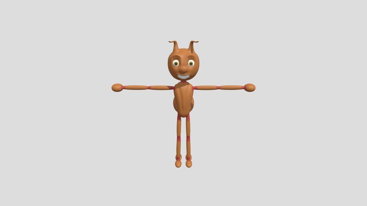Z Low Poly 3D Model