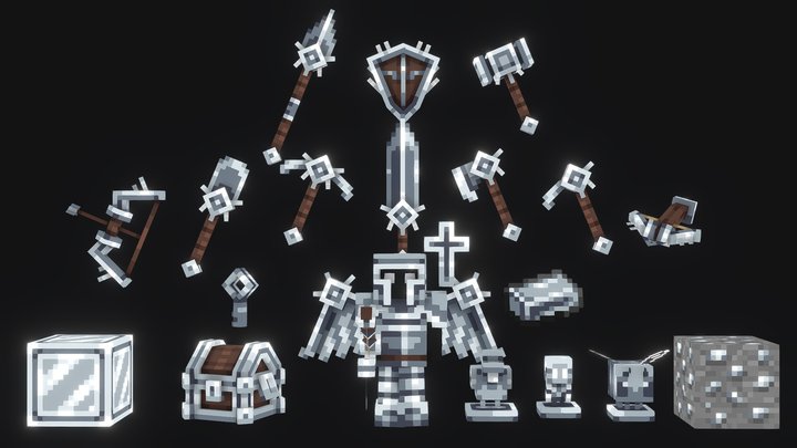 Silver pack 3D Model