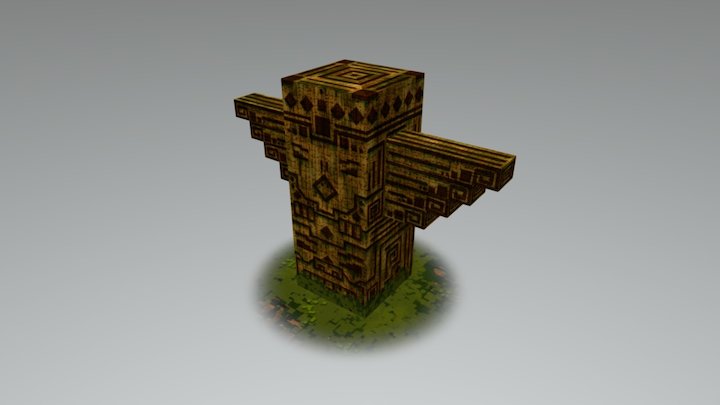 Maya Totem 3D Model