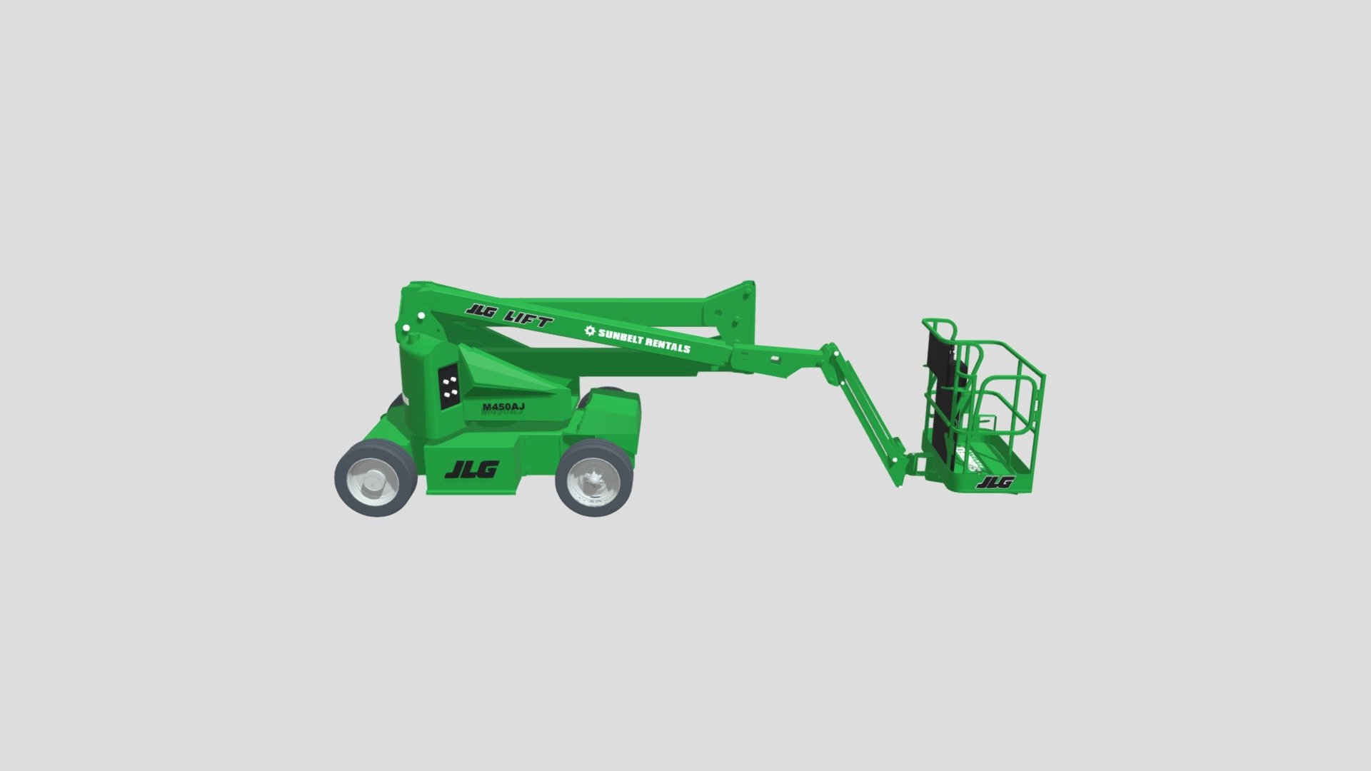 Sunbelt Rentals Articulating Boom Lift M450AJ 3D model by bimstore