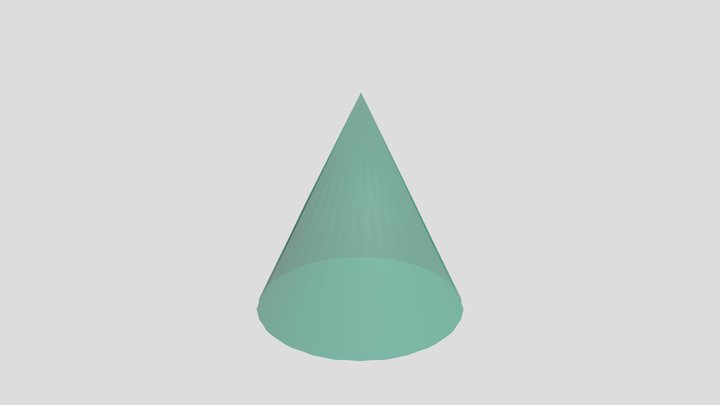 Cone Transparent Artistic Reference 3D Model