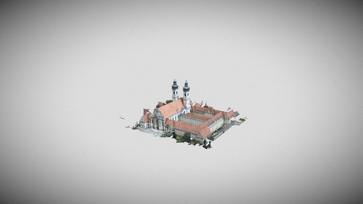 Kloster Zwiefalten 3D Model