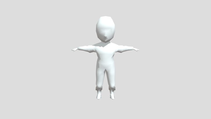 pequeno caçador 3D Model