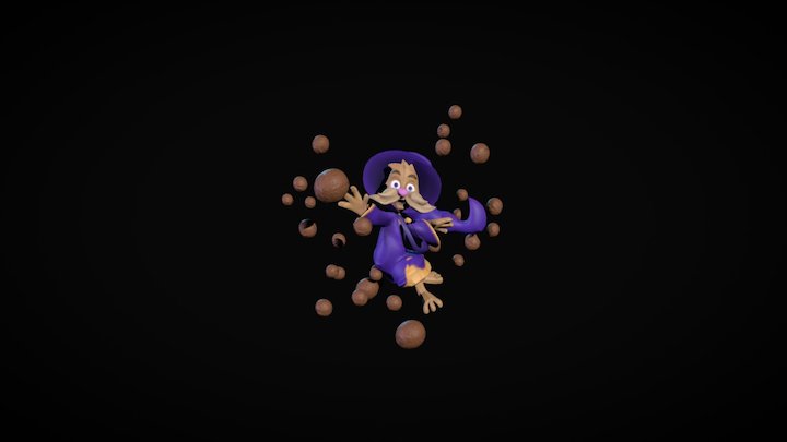 Cereal Character 3D Model