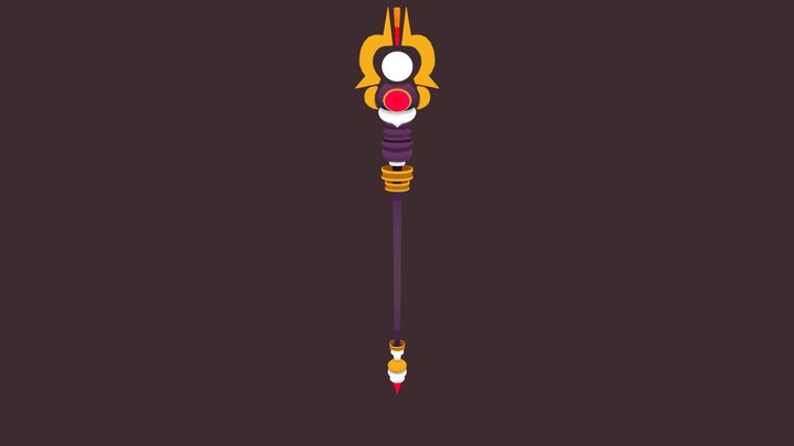staff for sketchfab 2 3D Model