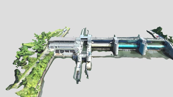 Wehranlage Baldeney 3D Model