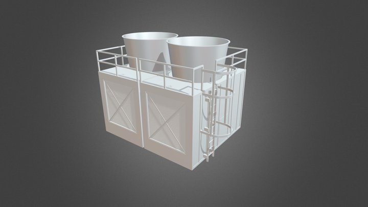 Cooling Tower 3D Model