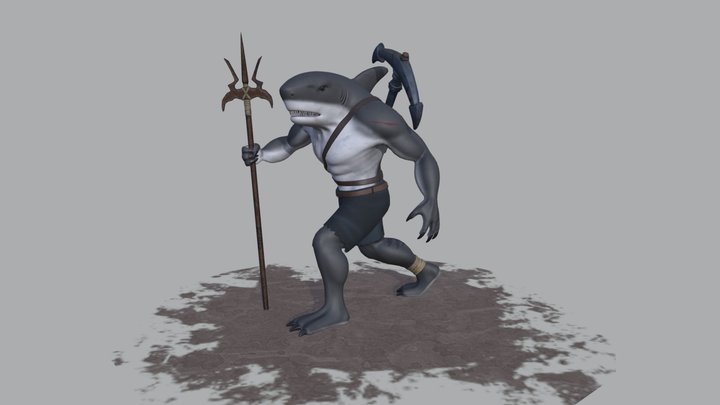 Sharkman 3D Model
