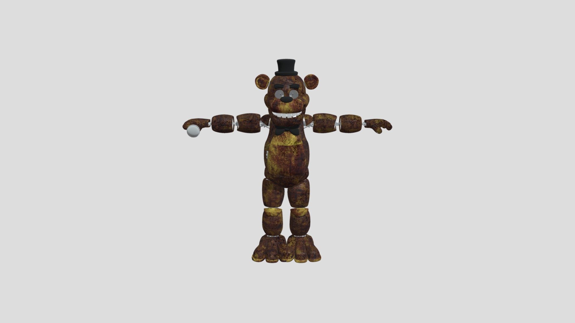 Golden Freddy Remastered - Download Free 3D Model By The Buster ...