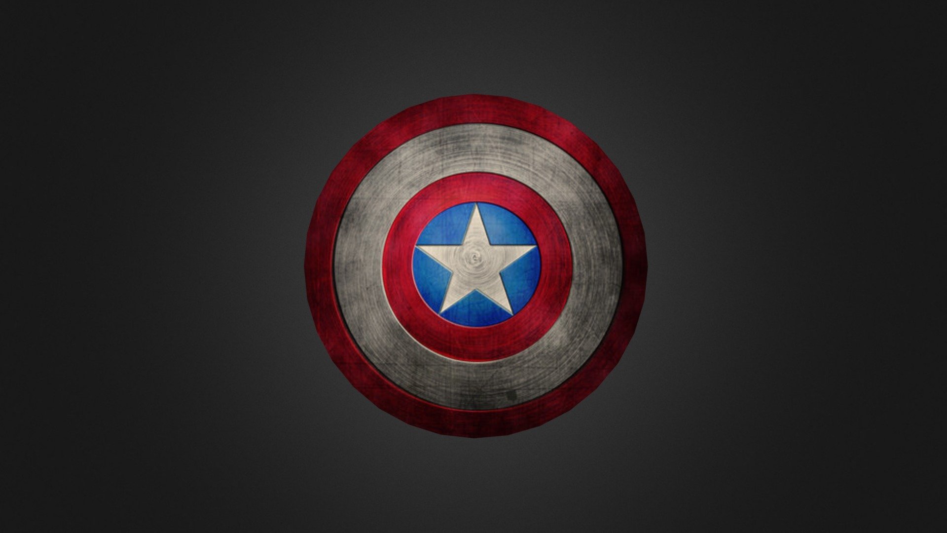 Logo Capitan America - Download Free 3D model by pasqual [ffa03d4 ...