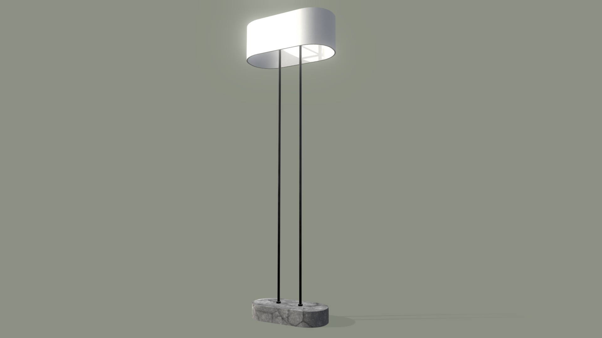 3D model Minimalistic lamp - This is a 3D model of the Minimalistic lamp. The 3D model is about a lamp on a stand.