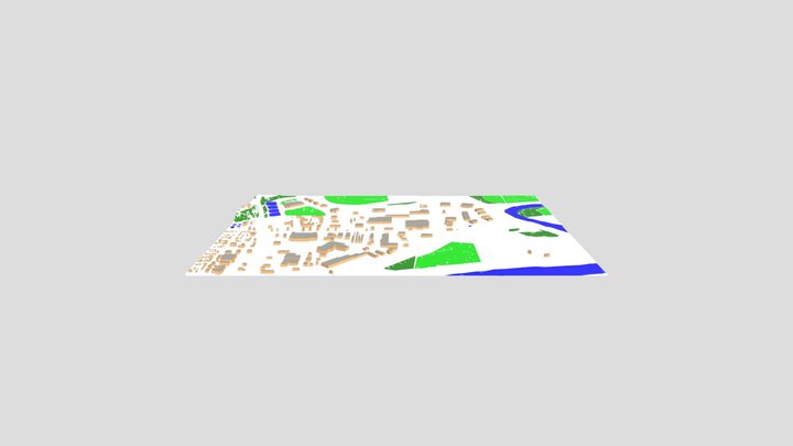 Manhattan, Kansas 3D Model