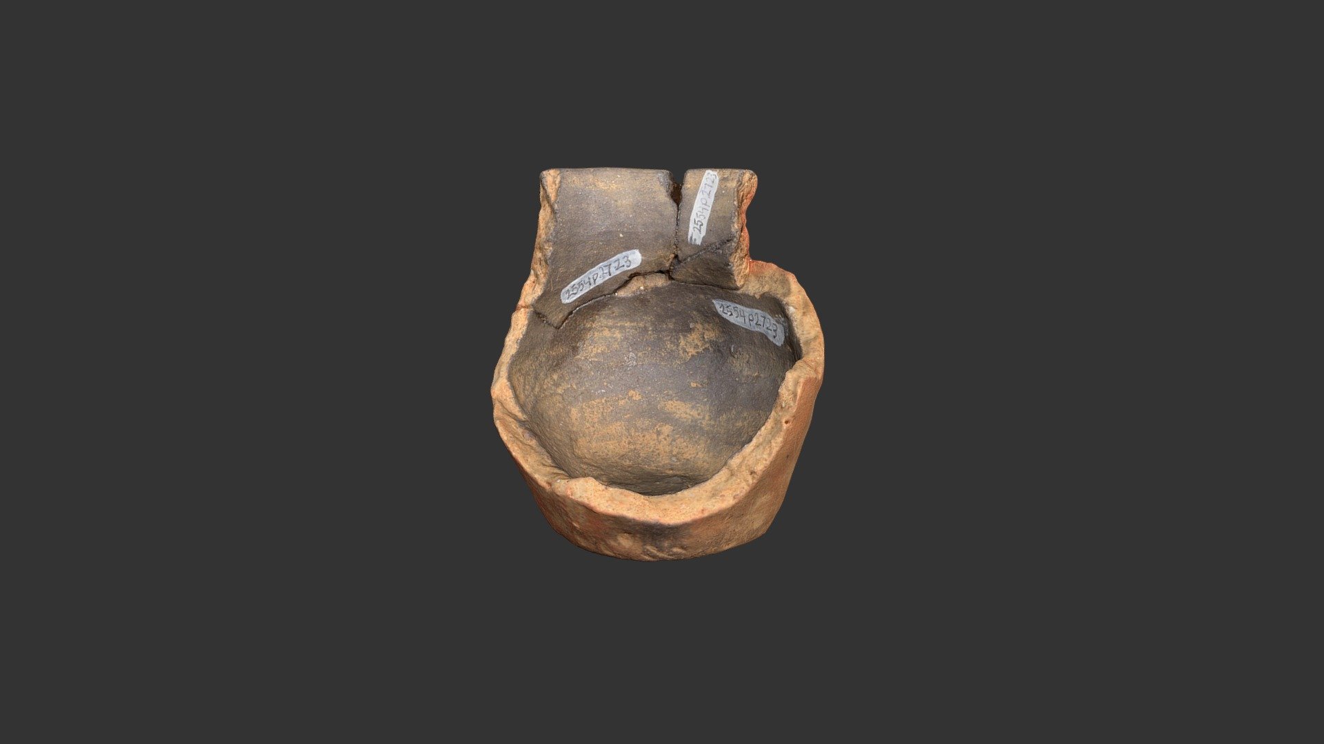 Catawba Earthenware Miniature Jar (2554p2723)