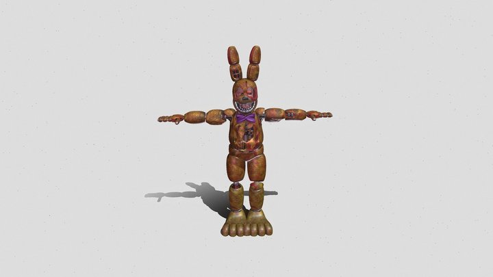 spring trap model 3D Model